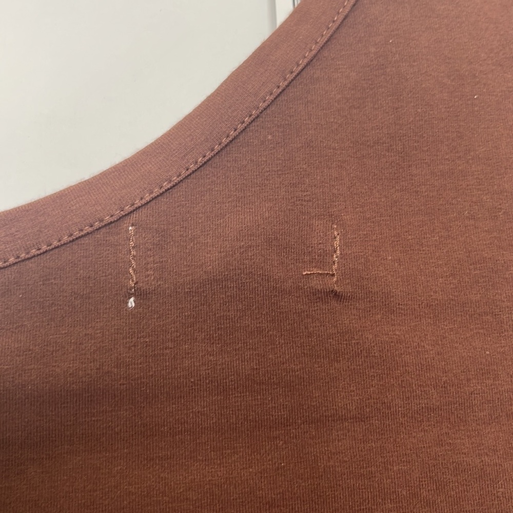 Brown One Shoulder Knit Tank Top Cropped Shirt Crop Sleeveless Summer Blouse Gym - Picture 9 of 17